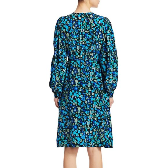 Floral Silk Blend Wrap Dress from GANNI - Picture 13 of 13